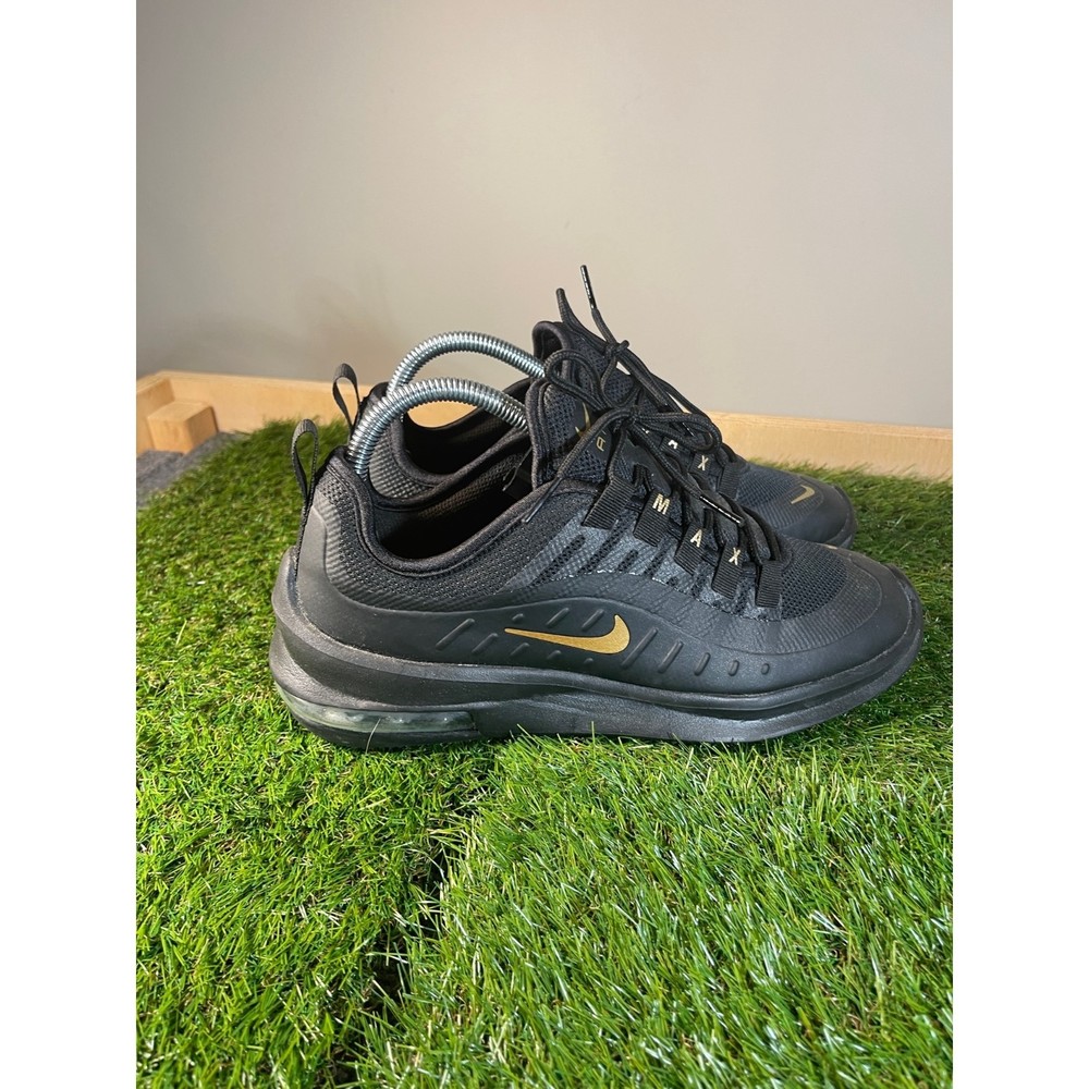 Nike Air Max Axis Black Metallic Gold AA2168-007 Running ShoesSz 8 Men.
